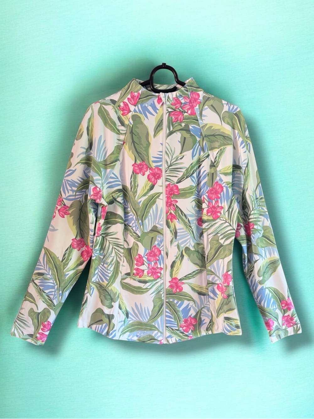 Tommy Bahama Floral Tropical Zip-Front Women's Jacket